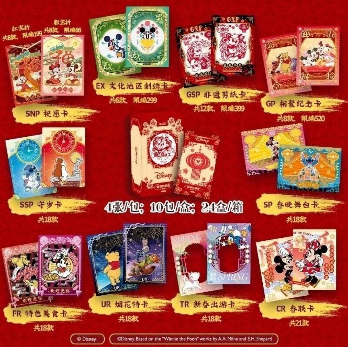 Disney 100 Cardfun 2025 Chinese New Year Limited