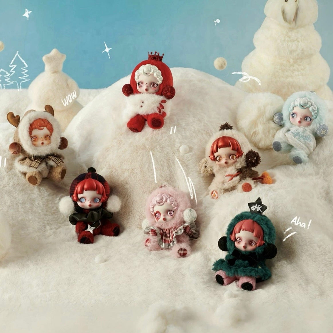 POP MART Skull Panda Winter Symphony Series Blind Box