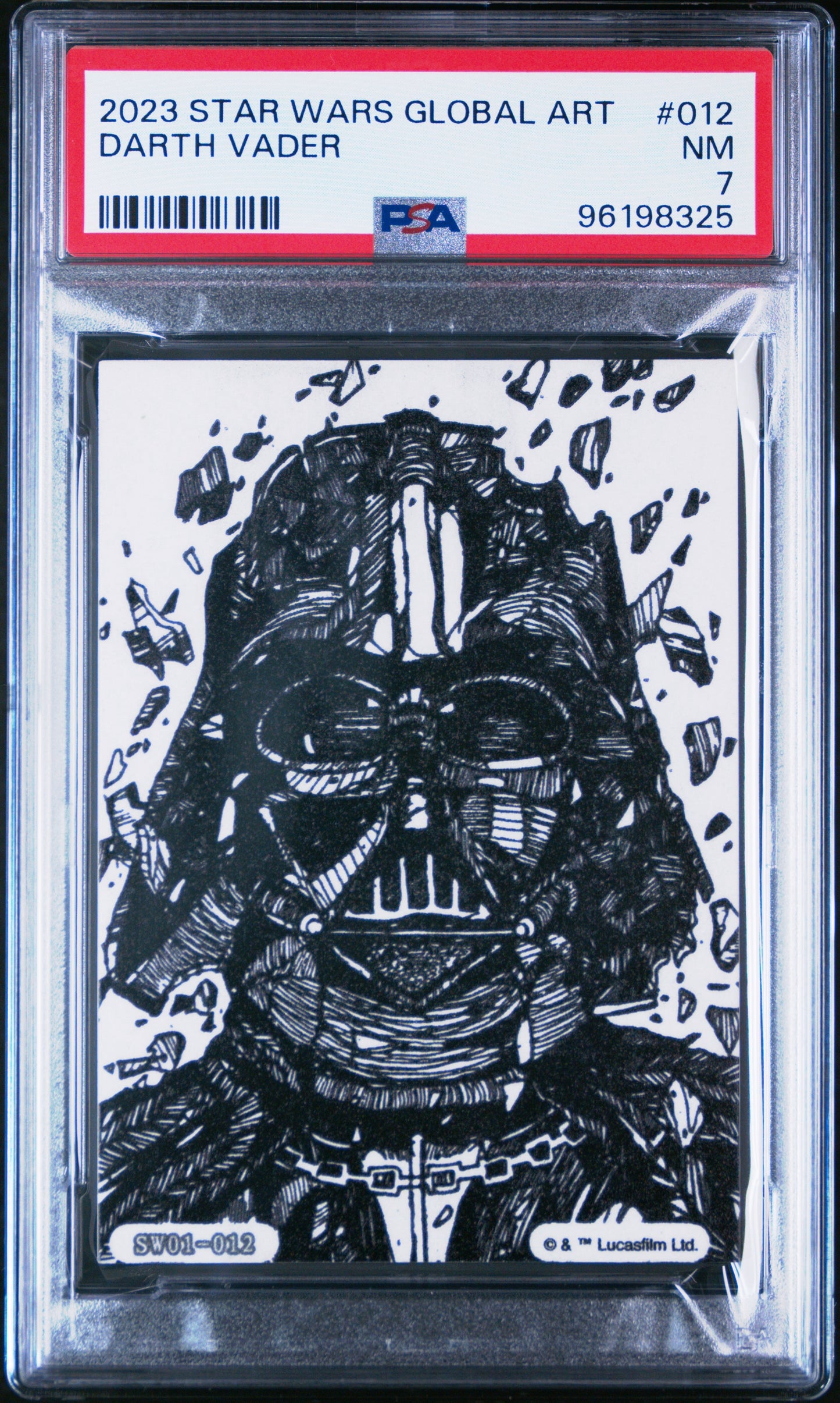 Star Wars Global Art Darth Vader PSA 7