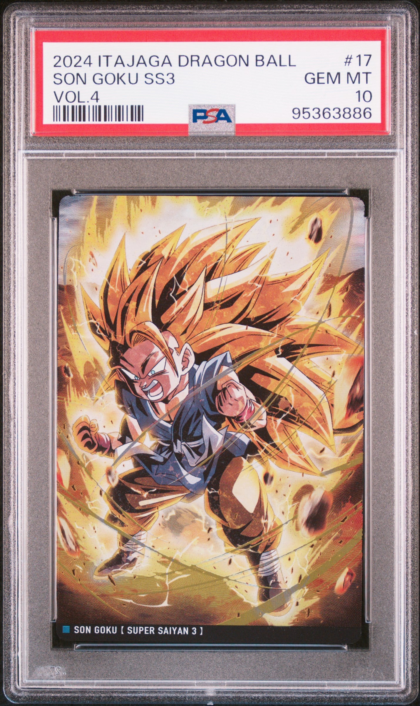 Dragon Ball Itajaga Vol. 3 Son Goku SS3 PSA 10