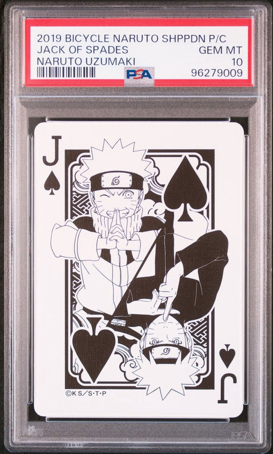 Bicycle Playing Cards Naruto Uzomaki PSA 10