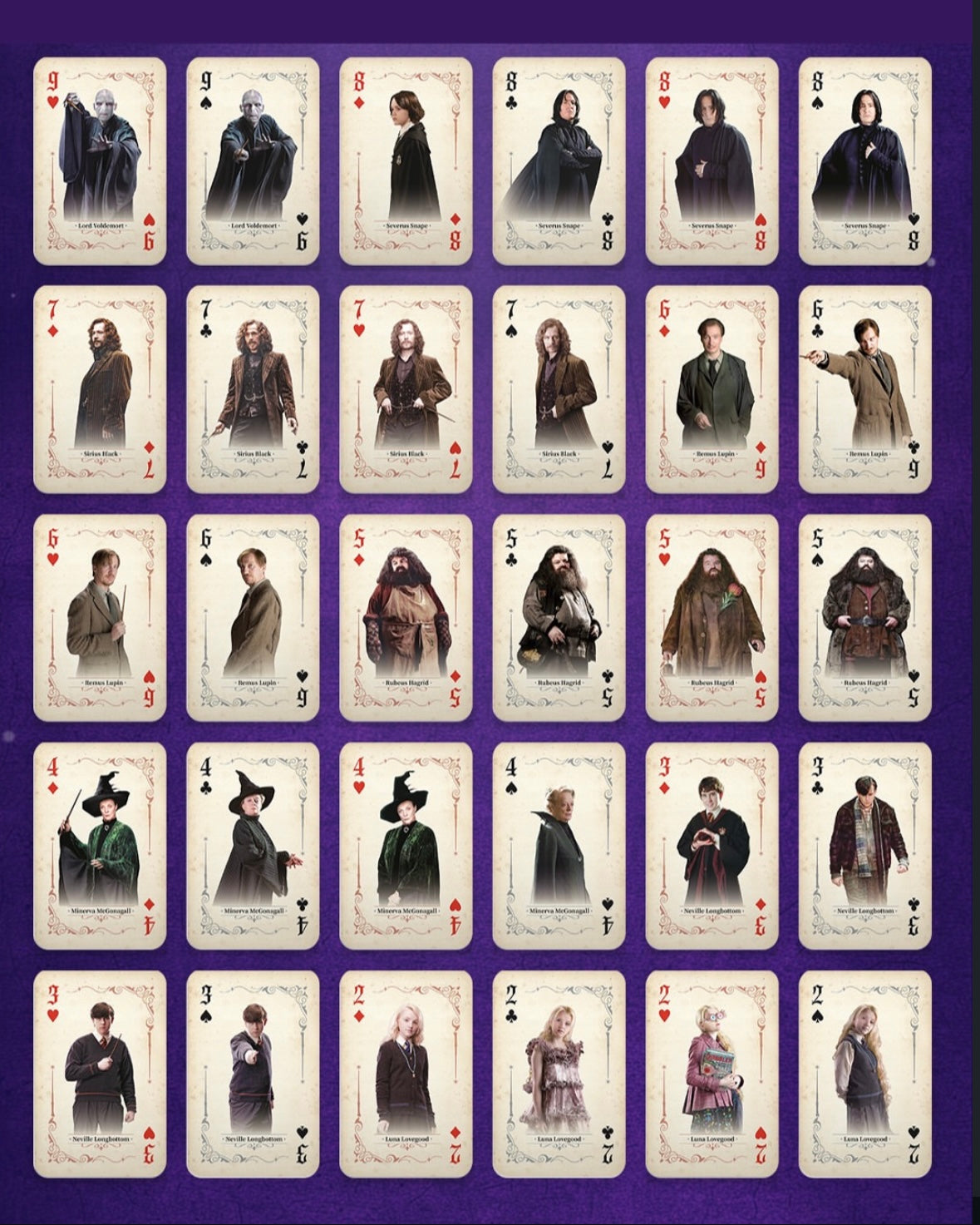Harry Potter Playing Cards Kakawow