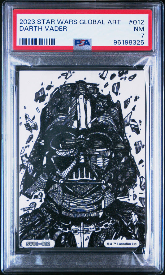 Star Wars Global Art Darth Vader PSA 7