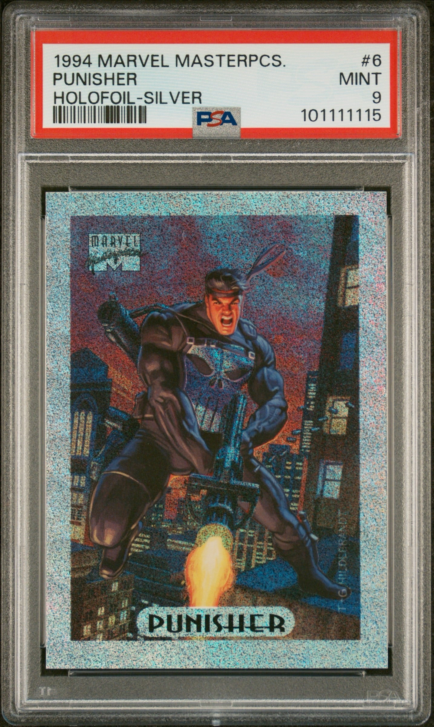 1994 Marvel Masterpiece Punisher PSA 9