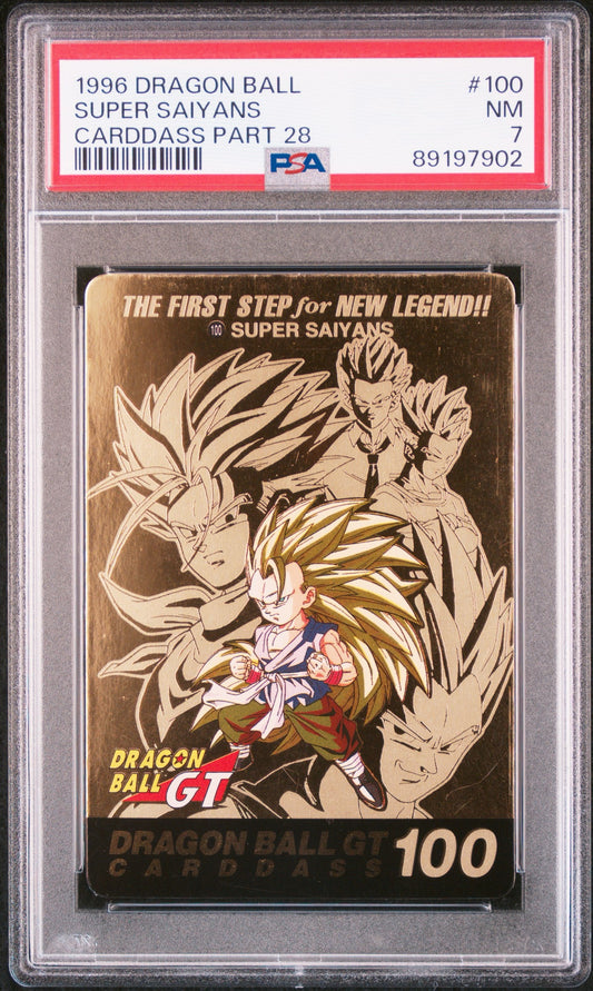 Dragon Ball Super Sayans Carddass PSA 10
