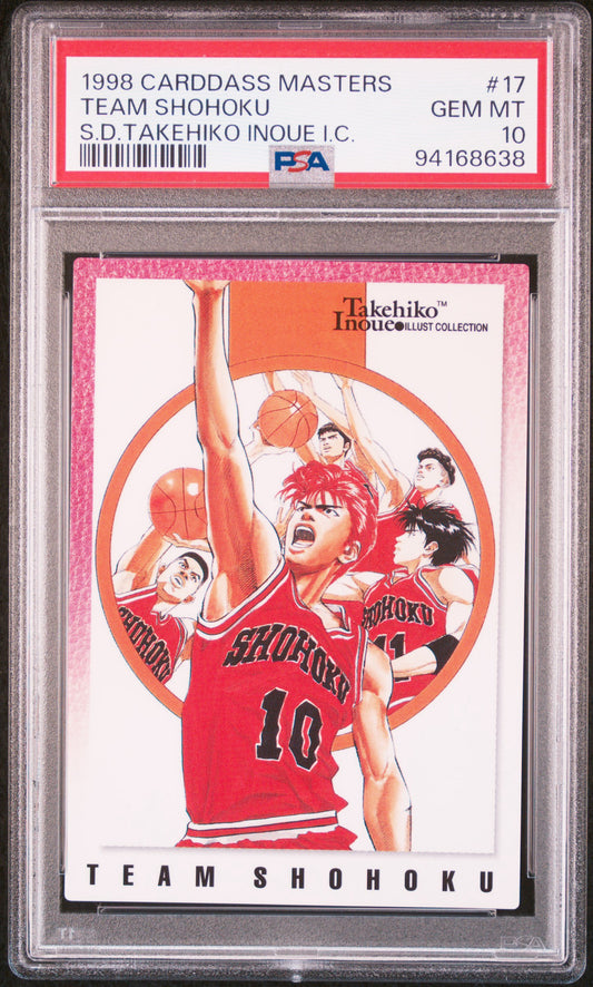 Slam Dunk Carddass Master PSA 10