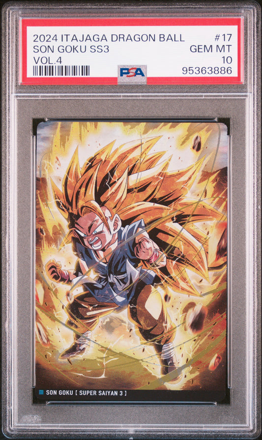 Dragon Ball Itajaga Vol. 3 Son Goku SS3 PSA 10