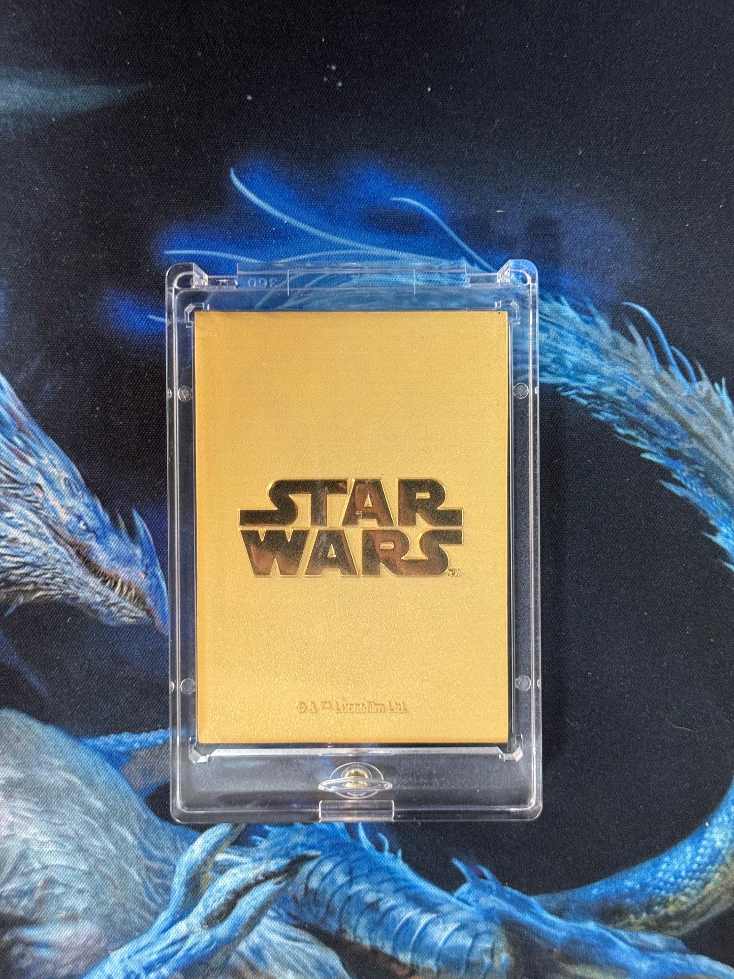 2023 Star Wars CardFun Global Art Gold Metal Card Millennium Falcon