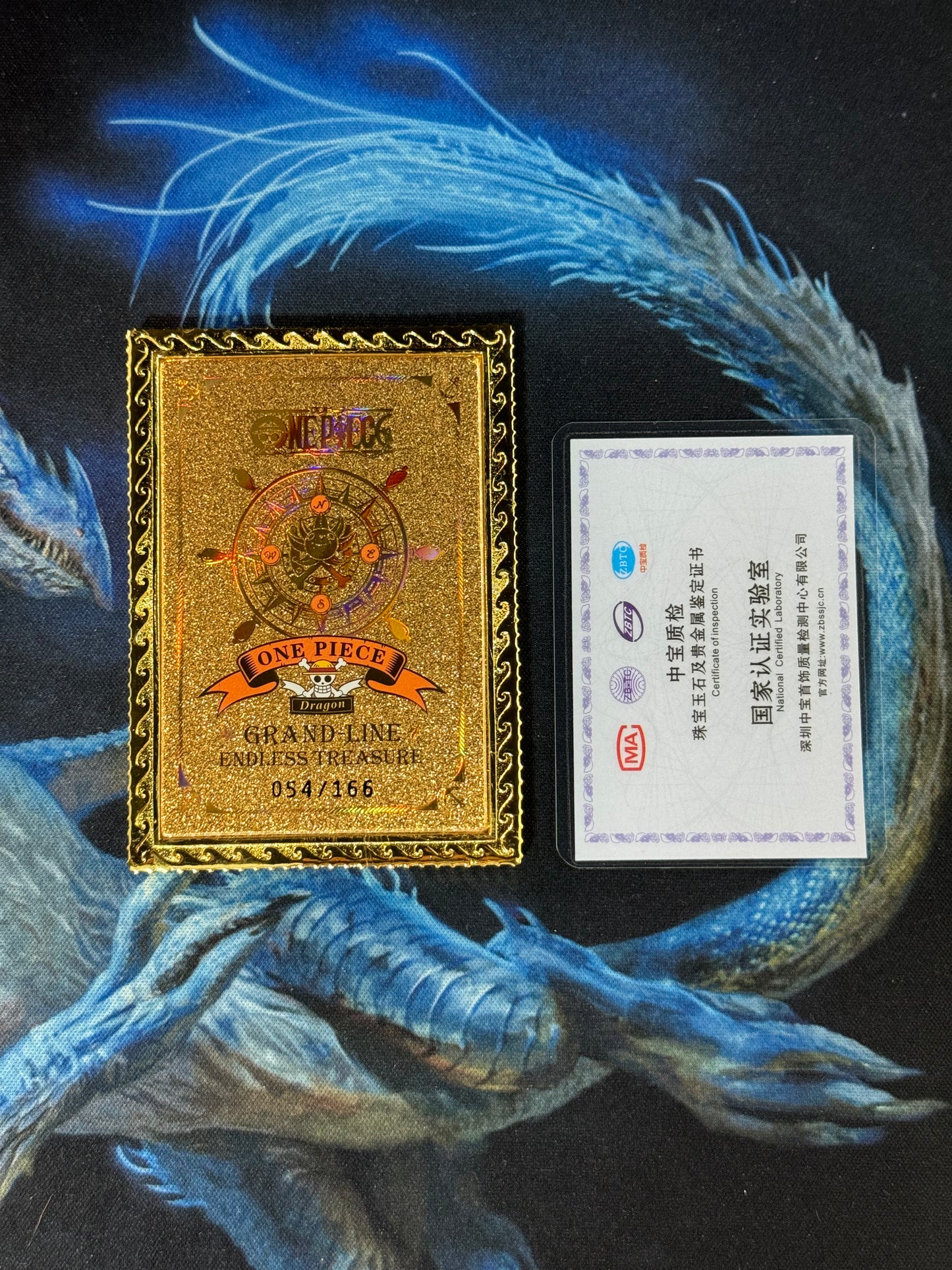 One Piece Endless Treasure 6 Metal Numbered Card 054/166