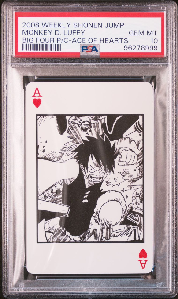2008 Shonen Jump Monkey D. Luffy Ace Of Hearts