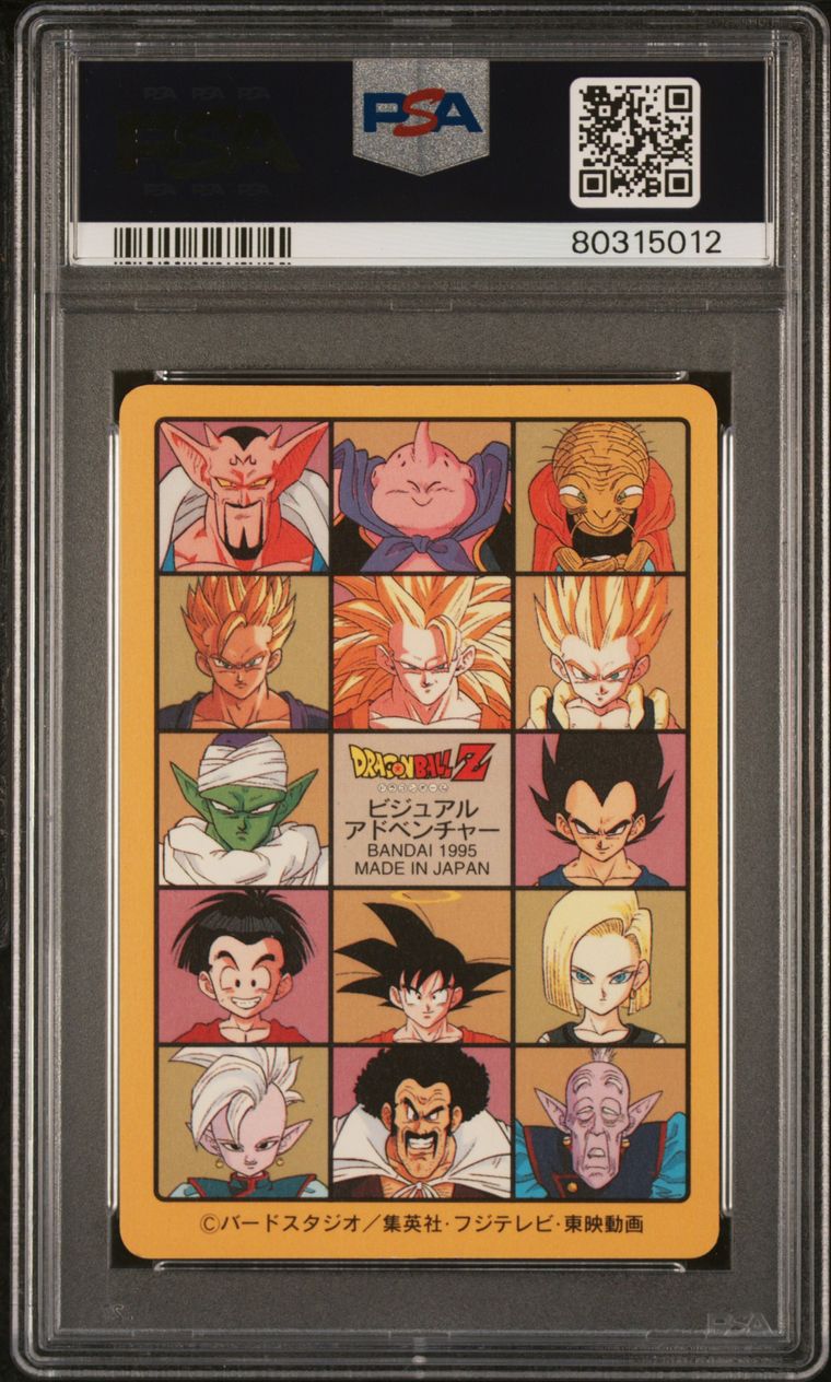 Dragon Ball Visual Adventure Son Goku VS Majin Buu PSA 7
